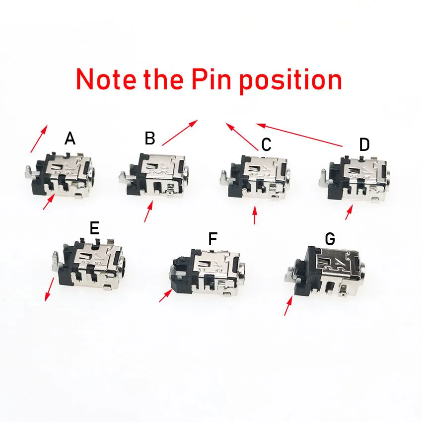 1PCS Laptop DC power jack charge connector for ASUS X540 X540L K401 F540UP A556 A401 X411U Q503 Q553 Q503UA A401 A556 F556