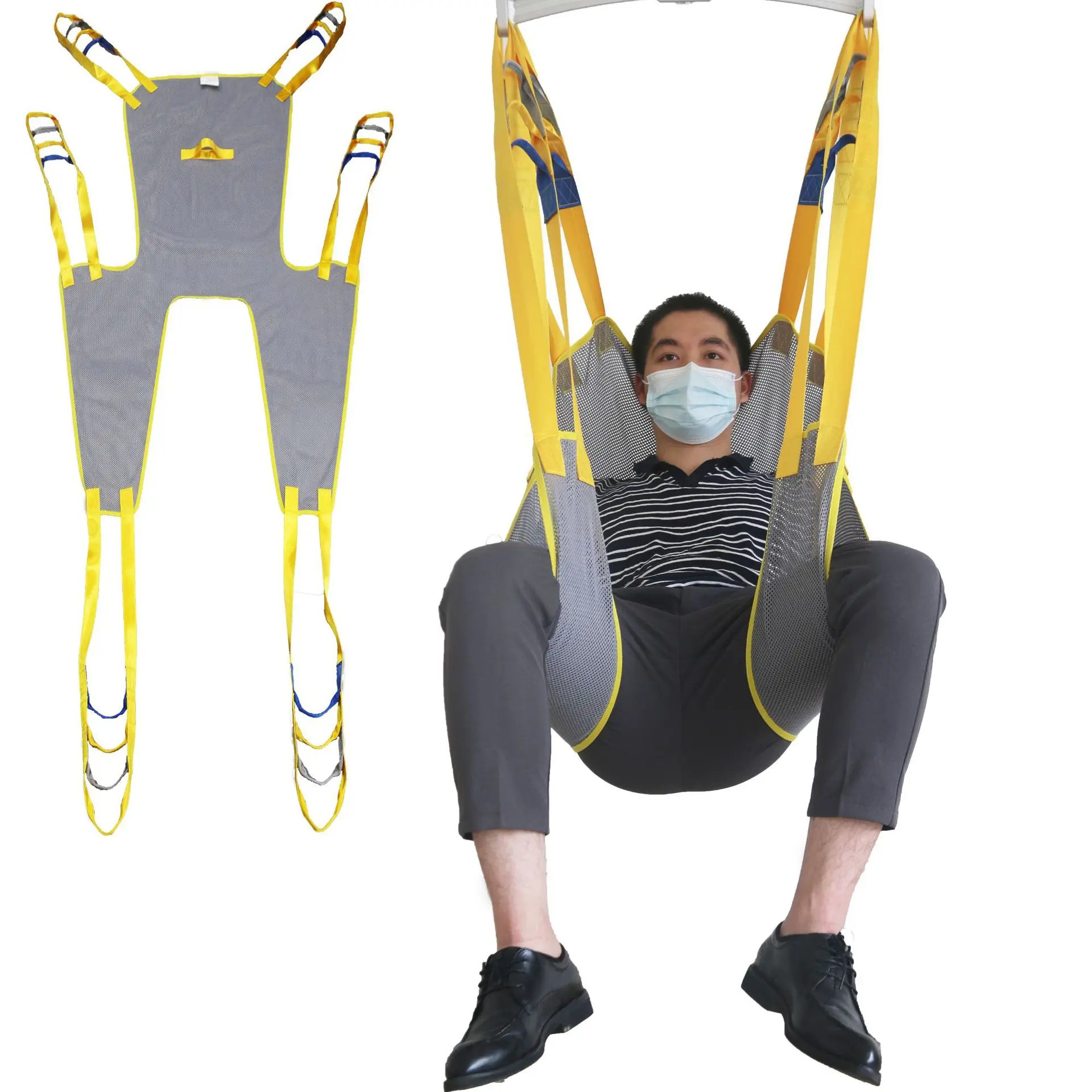 Adjustable Patient Transfer Sling Seat Medical Lift Sling Mobile