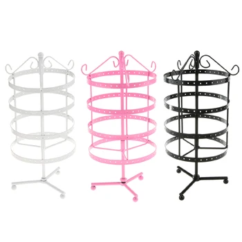 

148 Holes Earrings Display Rotating Rack Stand, Ear Stud Holder Organizer