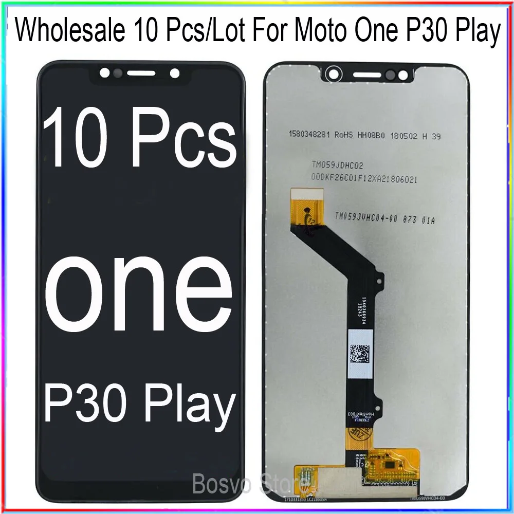 Оптовая продажа 10 шт./лот для Moto One P30 Play XT1941-1 X ЖК-дисплей с сенсорным дигитайзером