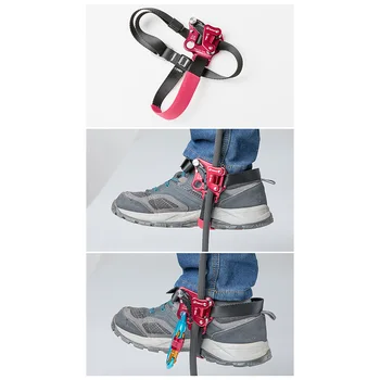 

Outdoor Left & Right Foot Ascender Riser Universal Outdoor Rock Climbing Mountaineering Equipment Gear Safe And Reliable