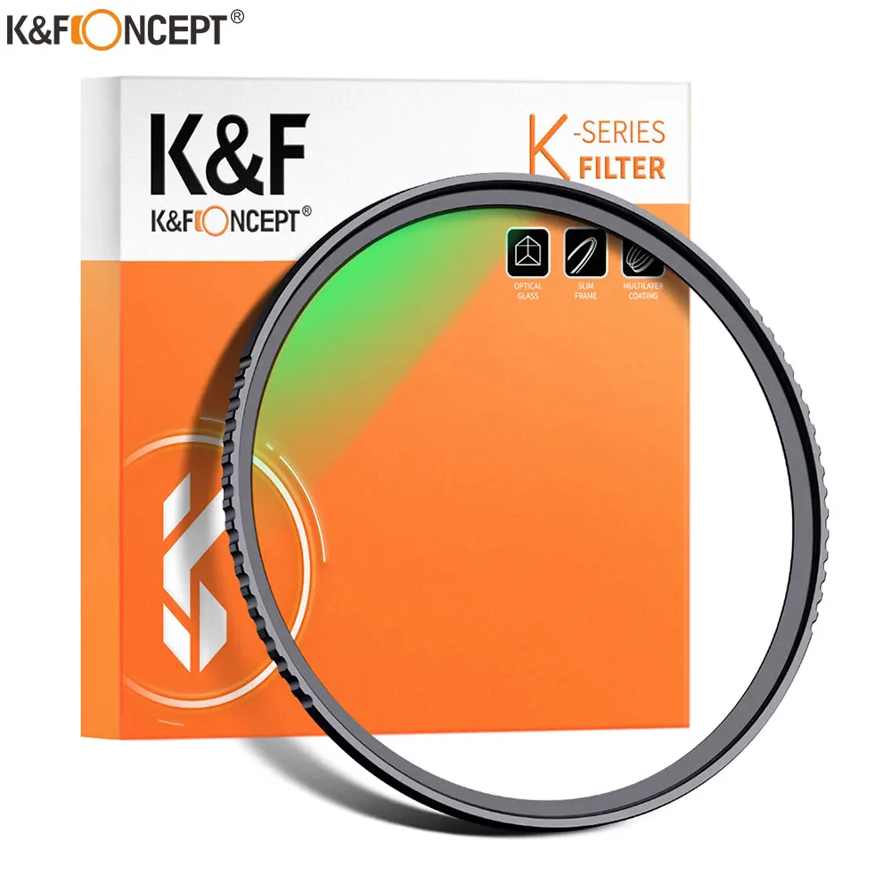 UV Filter K&F CONCEPT UV Filter Lens MC Ultra Slim Optics Multi Coated Protection 37mm 49mm 52mm 58mm 62mm 67mm 77mm 82mm