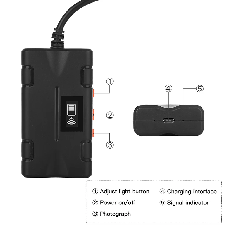 Беспроводная Инспекционная камера WiFi эндоскоп 2 0 MP 1080P HD бороскоп жесткий Змеиный