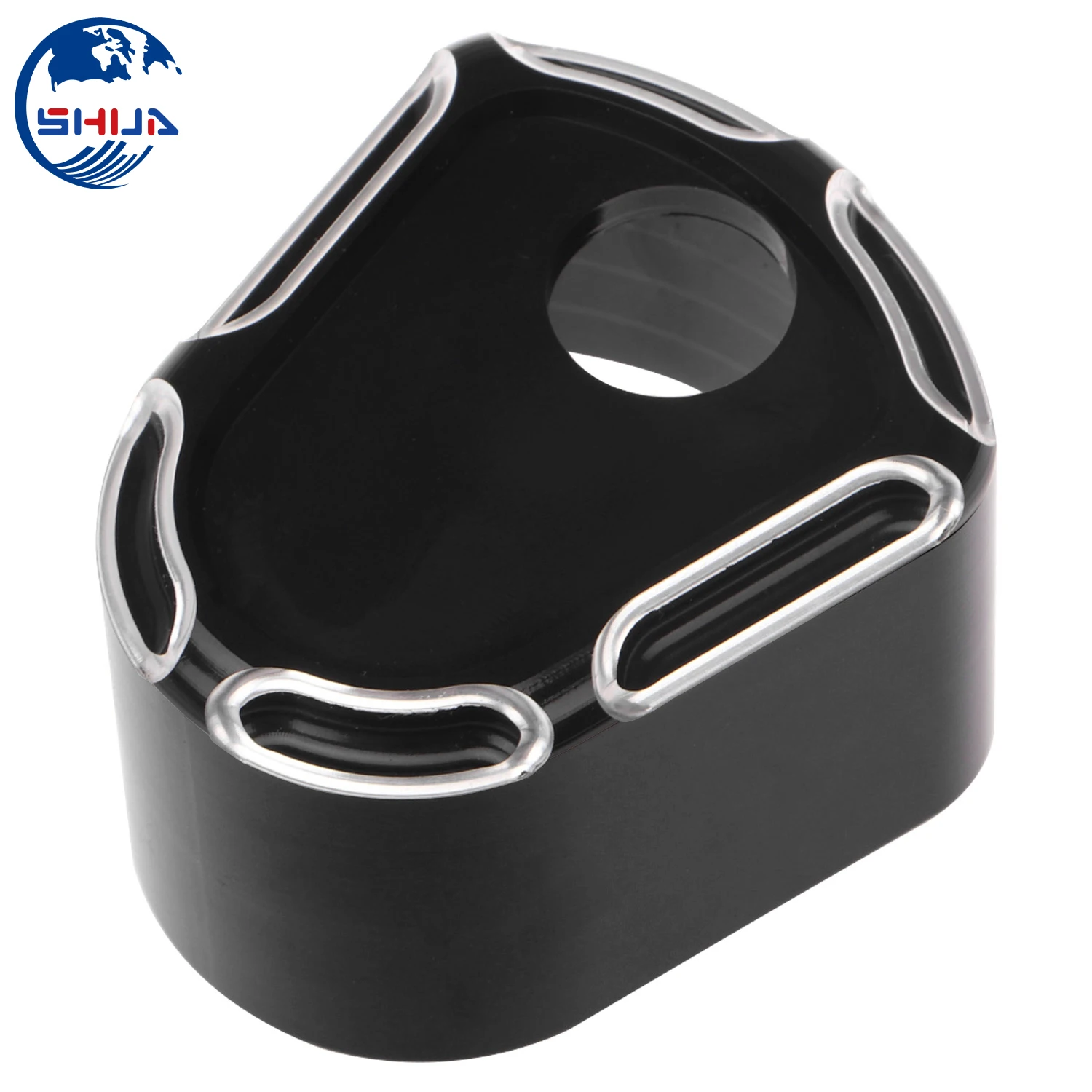 Motorcycle Black CNC Cut Ignition Switch Cover For Harley Electra Road Tour Glide FLT FLHT FLTR 1993-2006 2005 2004 2003 | Автомобили и