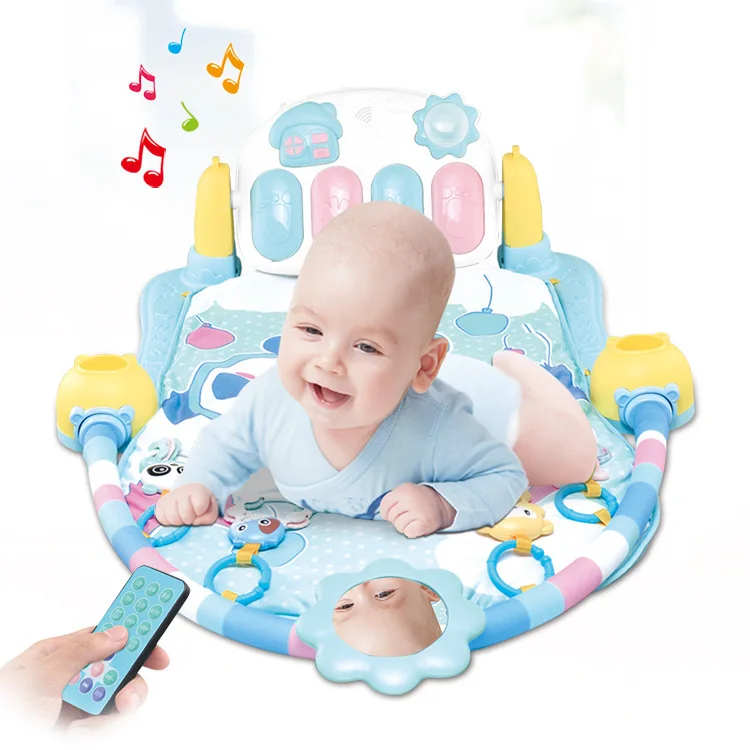

Remote Control Infants Electric Fitness Rack Music Piano Sleep-Aid Light Exercise jian shen chuang Rocking Chair Cradle Seat