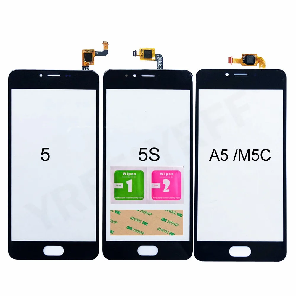 Для Meizu M5 M5S M5C сенсорный Экран планшета 5 0 дюймов для MeiLan A5 5C экран стекло передней