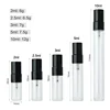 100PCS/Lot 2ml/3ml/5ml/10ml Refillable Perfume Bottle Empty Spray Bottle Atomizer Perfume Bottles 2