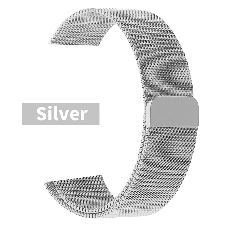 Silver Королевский синий ремешок для часов Apple Watch 5 44 мм Iwatch 4 полосы 40 мм металлический браслет для Apple Watch серии 3 38 мм ремешок - Цвет ремешка: Silver