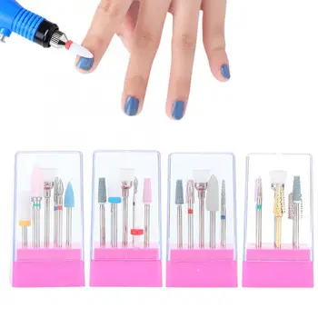 

7pcs Professional Nail Art Grinding Head Dead Skin Removal Nail Sanding Polishing Head Nail Polisher Accessory