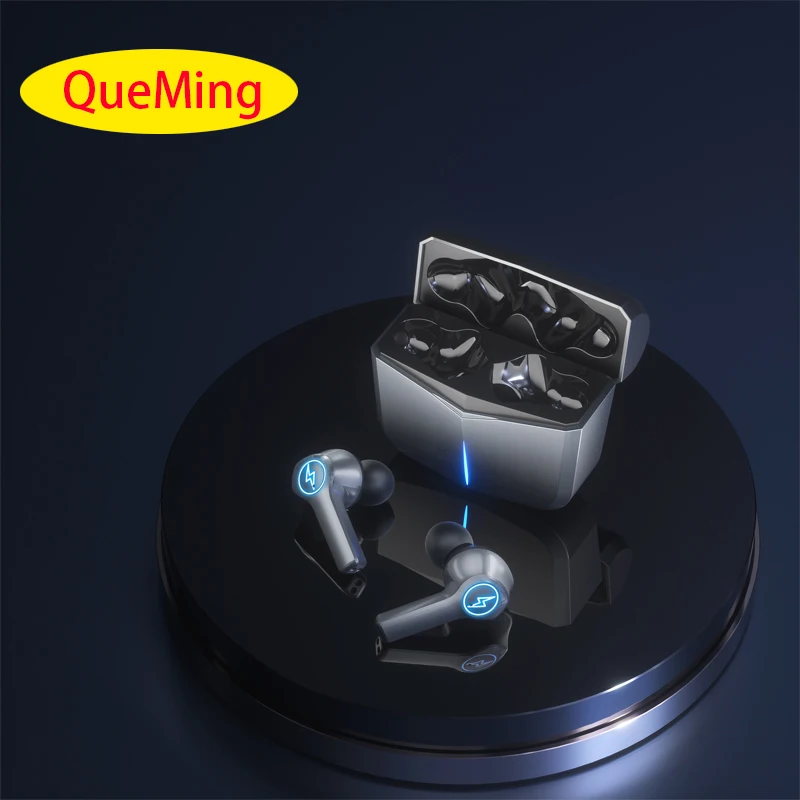 TWS02 беспроводные Bluetooth-наушники с зарядным футляром на 400 мАч наушники микрофоном
