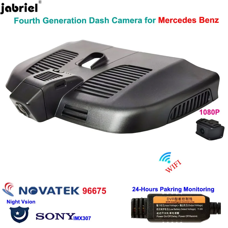 

Full HD Wifi 24 Car Dvr Dash Cam Camera for Mercedes Benz V Class w447 v 250 250d 260 300d Marco Polo Exclusive Line 2015 2021