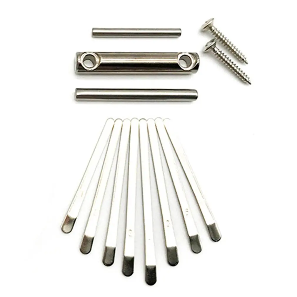 

8-key Thumb Piano Replacement Of Parts Key Dial Diy Accessories Practical Thumb Piano Hardware Suite