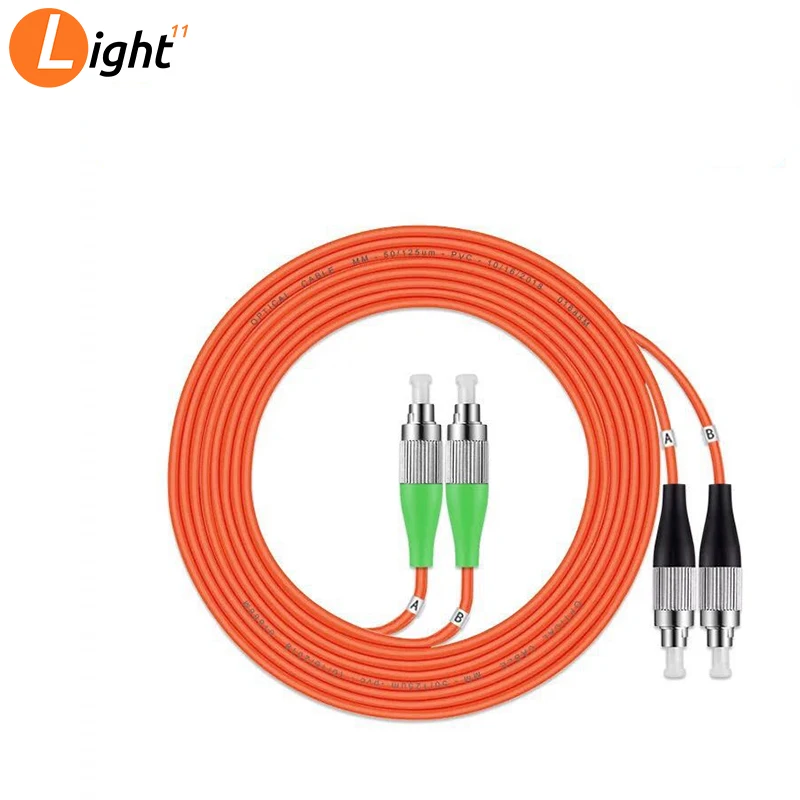 

10PCS/Lot 3.0mm Fiber Optical Patch Cord FC/APC-FC/UPC MM 50/125um Multimode Duplex fiber pacth cord