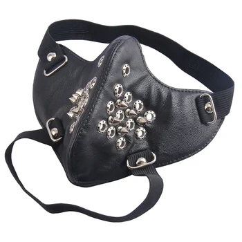 

Steampunk Gothic Mask Rivets Mask Face Mask Leather Mask Motorcycle Mask Carnival Carnival Costume
