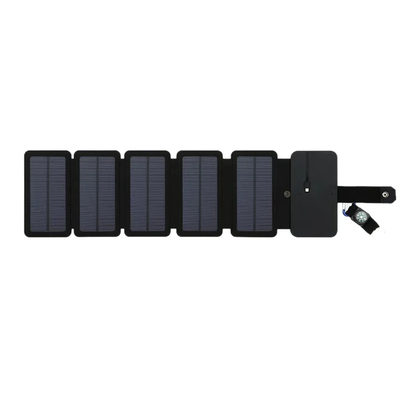 

TOP Outdoor Waterproof Sun Power Folding Solar Cells Charger 5V 2A USB Output Devices Portable Solar Panels for Smartphones