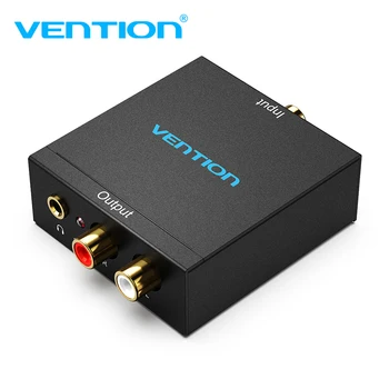 

Vention Digital to Analog Audio Converter SPDIF Optical Fiber Coax Signal to Analog DAC Adapter for DVD PS4 TV Amplifier Decoder
