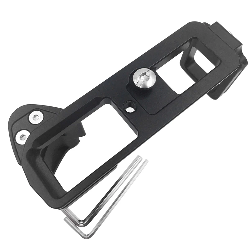 NEWYI металл QR Quick Release L Plate кронштейн крепление камеры Вертикальная ручка для Olympus EM10 III рукоятка