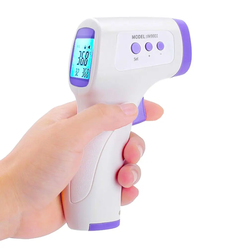

Digital Infrared Thermometer Kids Adult Ear Forehead Non-contact Body Thermometer LCD Backlight Multifunction Measure Tools