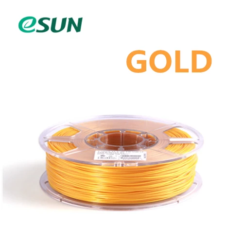 Нить для 3d принтера eSUN 1,75 мм PLA/PLA PRO(PLA+), 1 кг, разные цвета на выбор, материал для 3D принтера s - Цвет: 1kg PLA GOLD