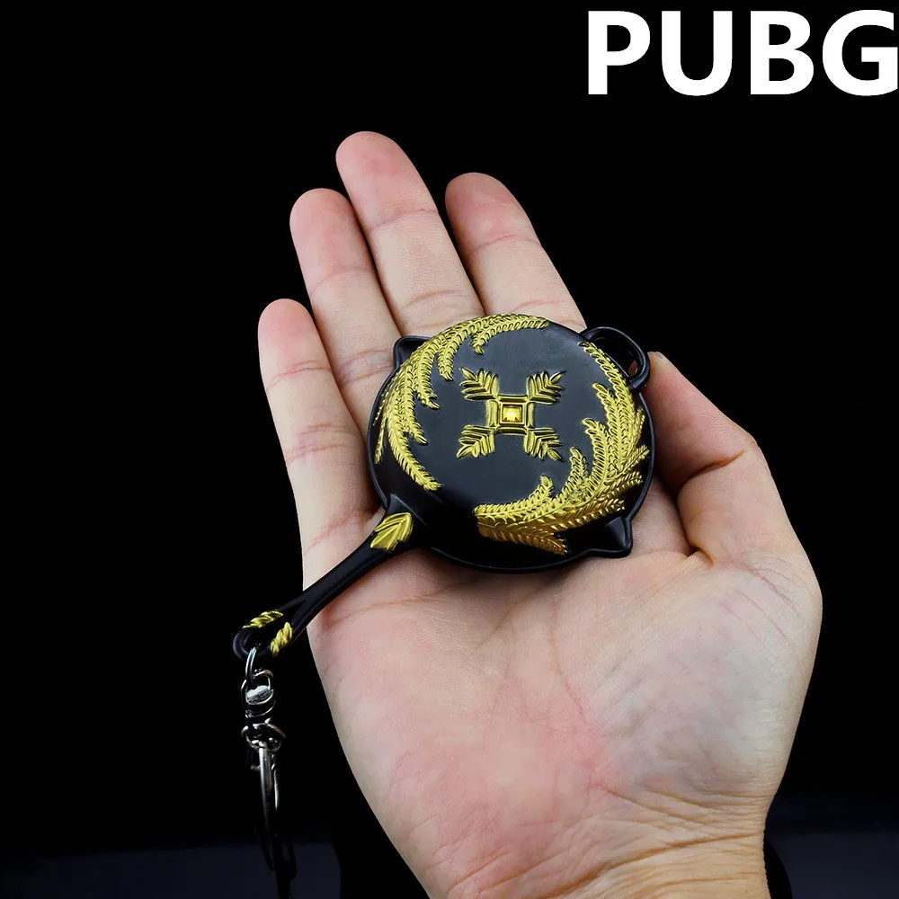 Игра Pubg Playerunknown's Battlegrounds косплей реквизит 3d принт уровень 3 сковорода брелок оружие Броня Подвеска Игрушка с орнаментом