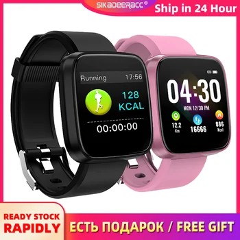 

Smart Watch Heart Rate Blood Pressure Bracelet Sleep Monitor For Android IOS Women IP67 Waterproof Alarm Clock