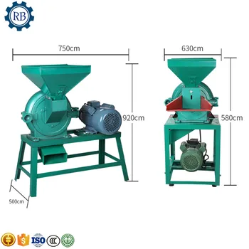 

Big Discount corn Maize Grain Disk Mill Crushing Grinder Grinding Machine