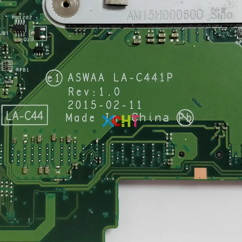 K000895610 ASWAA LA-C441P w SR27G i3-5005U cpu для Toshiba Satellite NoteBook PC Материнская плата ноутбука