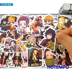 Autocollants tueur de démons Kimetsu no Yaiba, pour fans de manga, dessin animé, DIY, pour téléphone portable et valise, anime, papeterie, 50 pièces, 