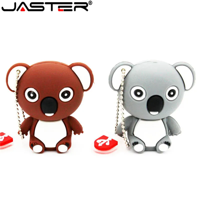 JASTER новый милый Koala USB флеш накопитель 2 0 Миньоны карта памяти Флешка 4 ГБ 8 16 32 64