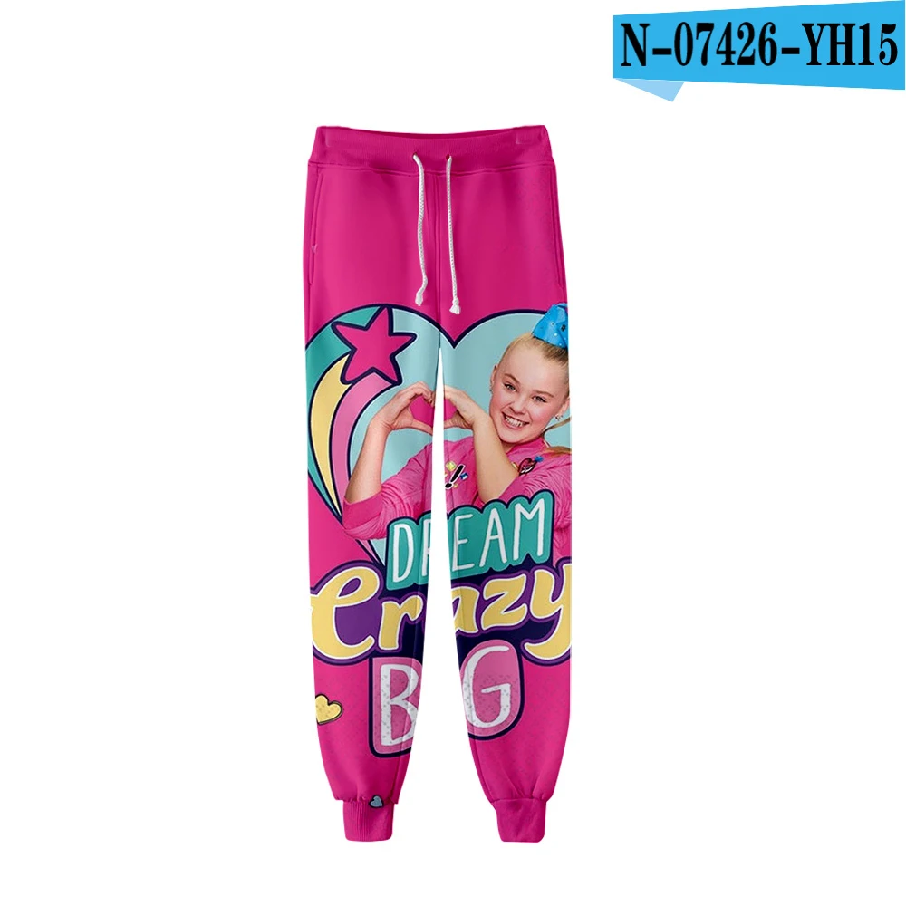 Новинка JOJO SIWA 3D спортивные штаны с принтом, штаны для бега для мужчин/женщин, модная уличная одежда, длинные штаны,, повседневные трендовые штаны в стиле хип-хоп - Цвет: 5
