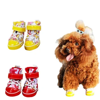 

Fashion Dog Shoes Pet Dog Boots Durable Teddy Poodle Golden Retriever Dog Cat Shoes Socks Keep Warm Non Slip Pet Supplies