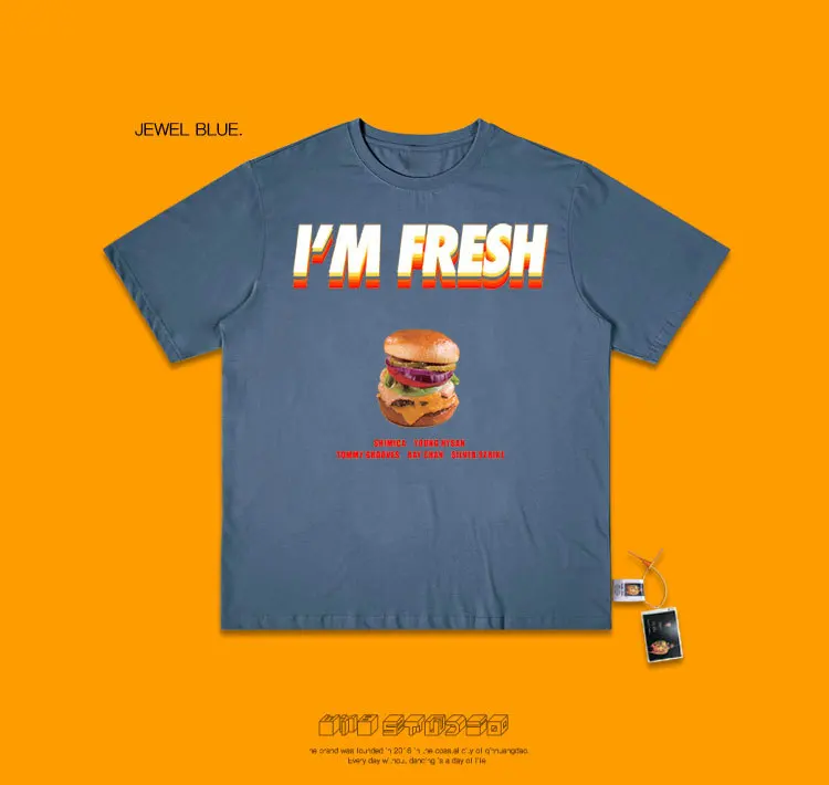My Life Hamburger I'm Fresh Hip-Hop Evil Do Matcha Green Basics, верхняя одежда без подкладки, женская пуховая одежда, не хватает
