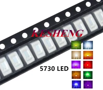 

500PCS LED 5730 5630 SMD warm white / RGB / red / yellow / green light emitting diode 5.7*3.0*0.9MM