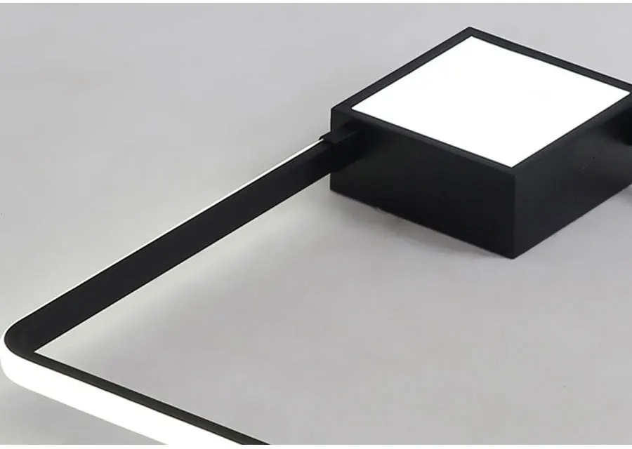 Черный ledlampe плафон современный для 10-15 квадратных метров гостиной с регулируемой яркостью спальни потолочный светильник современный