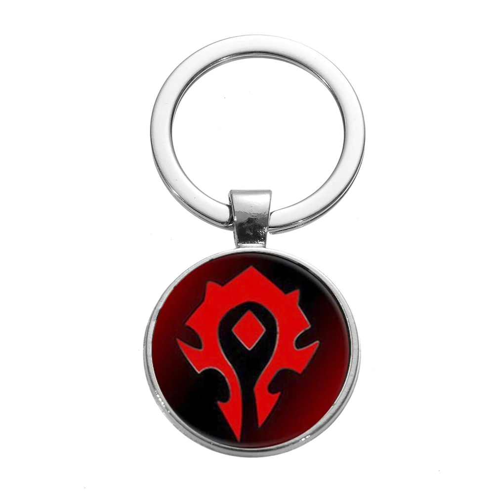 SONGDA Новое поступление World of Warcraft этнический баннер брелок для ключей «флаг» стимпанк голова льва эмблема брелок-значок для любителей игр - Цвет: Style 1