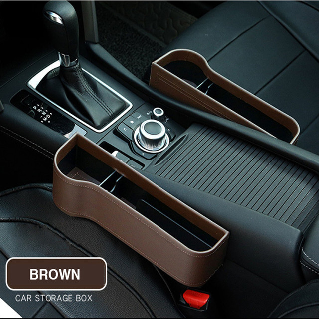 car seat organizer Car gap storage box leak-proof storage cup holder For Wallet Phone Coins Keys Cards