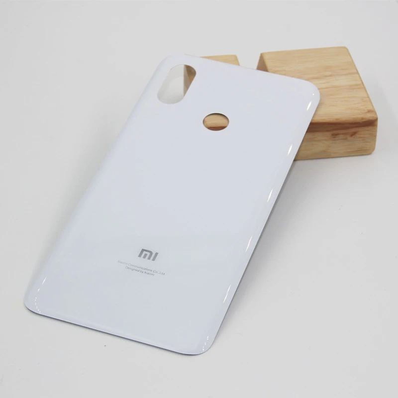 Xiaomi mi 8 mi 8 Задняя стеклянная крышка батареи Задняя Дверь Корпус чехол Крышка mi 8 панель Замена для xiaomi mi 8 6,21 дюймов