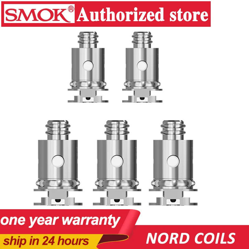 Новинка на складе! 5 шт. SMOK Nord катушки nord регулярные сетки керамические DC для Pod VS