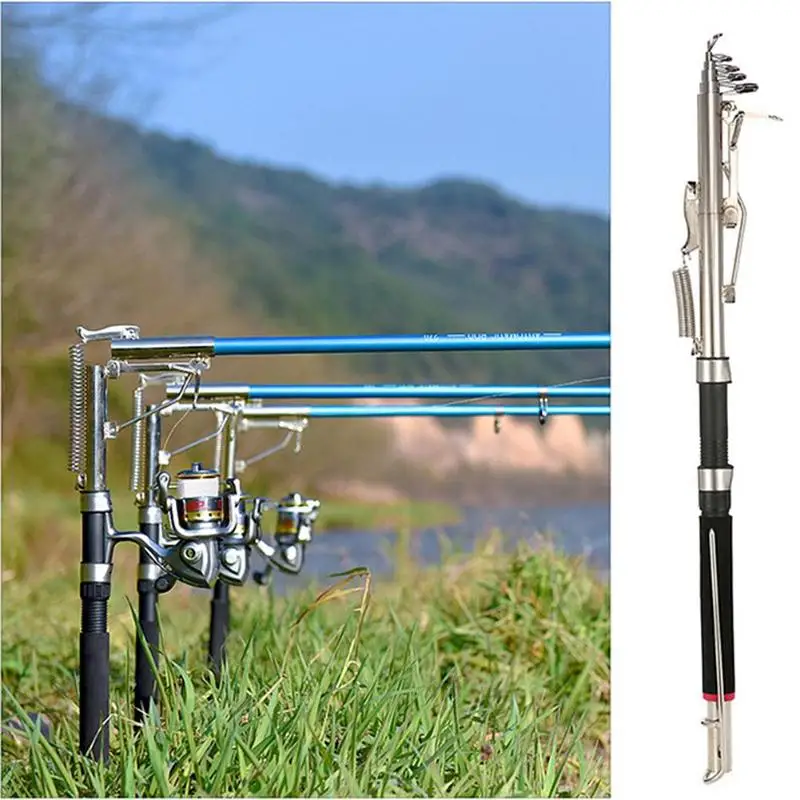 

2.4m/2.7m Automatic Fishing Rod Pole Sensitive Telescopic Ice Glass Fiber Sea Device Sea River Lake Pole Fishing Tackle Pesca