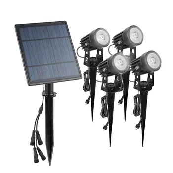 

Solar Lawn Projector Lights Waterproof IP65 LED Landscape Projection Light Spotlight Outdoor Garden Lamp-RGB color Light