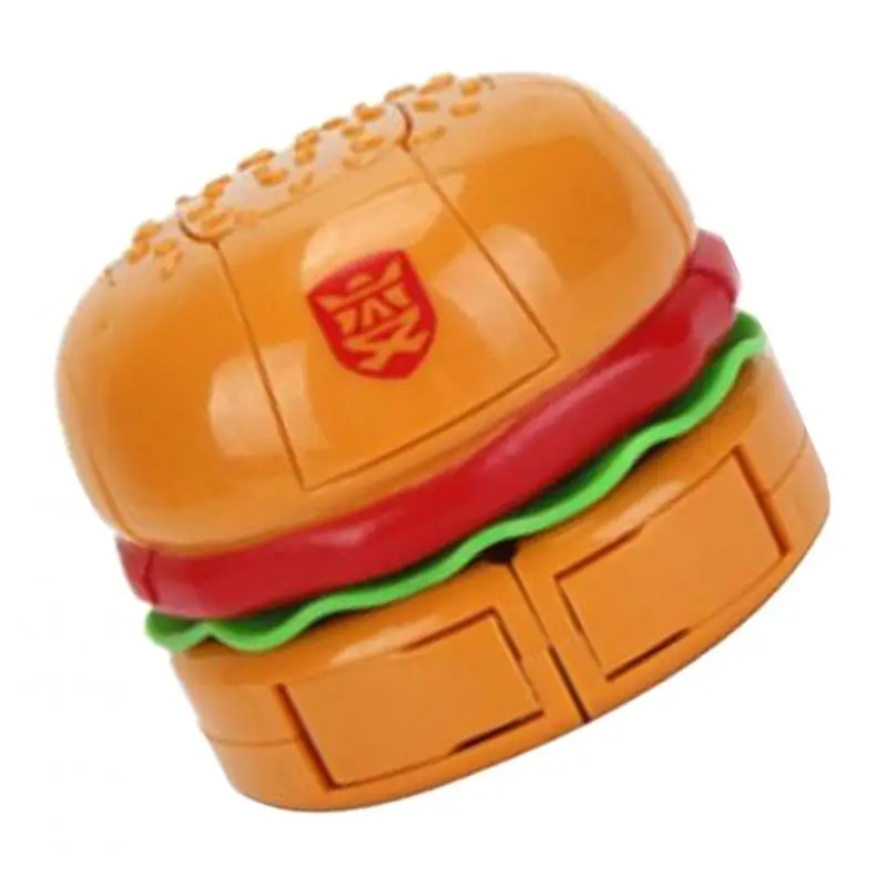 Transformer Hamburger Figures Model Action Figure Boy Toy Robot Orange 