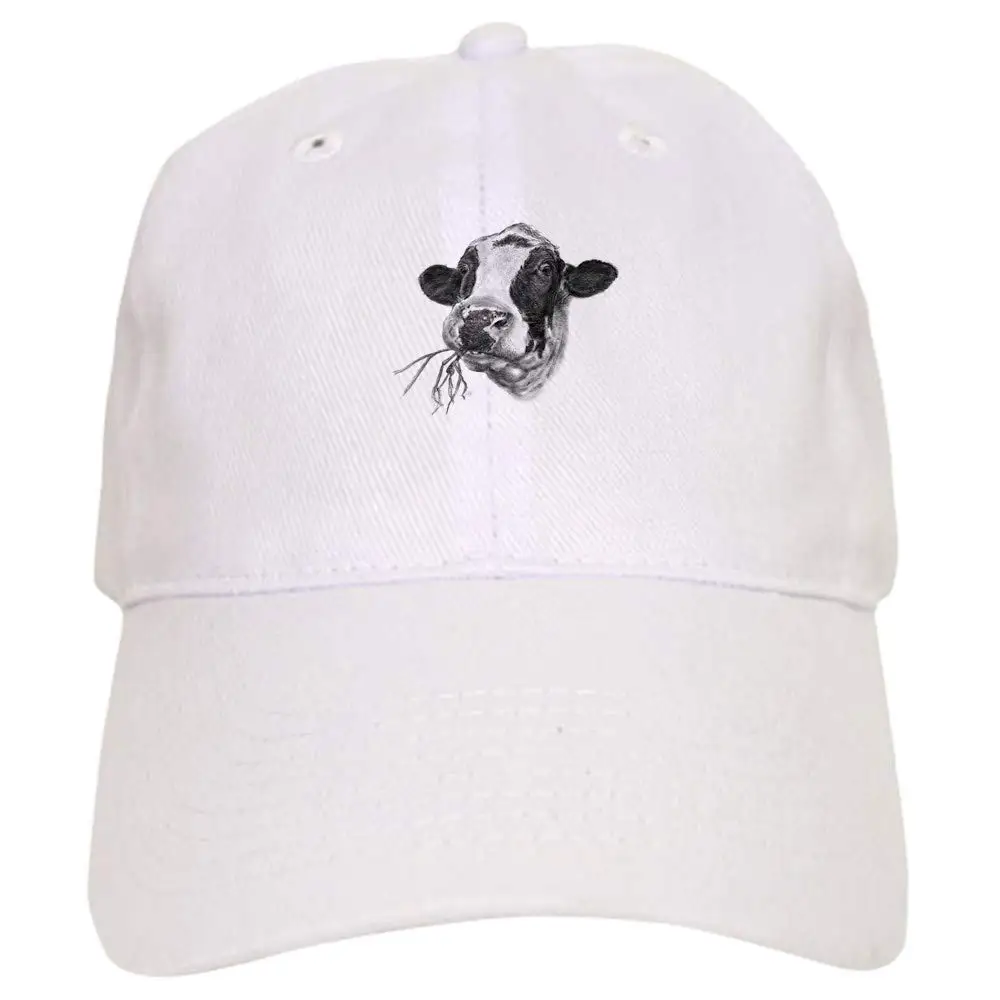 Happy Holstein Friesian Dairy Cow бейсболка