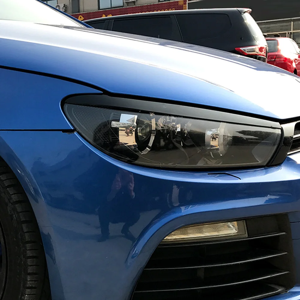 Автомобильные аксессуары для Volkswagen VW Scirocco R GTS 2008-, лампа для фар, брови, веки, декоративная накладка, декоративные полосы, наклейки