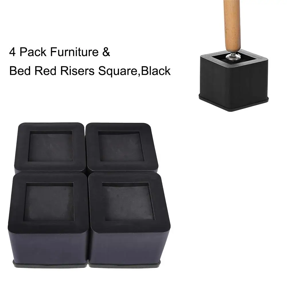 

4PCS 3inch Bed Riser Heavy Duty Furniture Riser Bed Chair Sofa Table Suitable For Sofas Armchairs Tables
