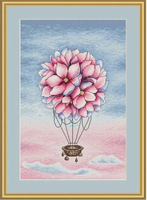 hot air balloon Sika flower balloon西卡花气球