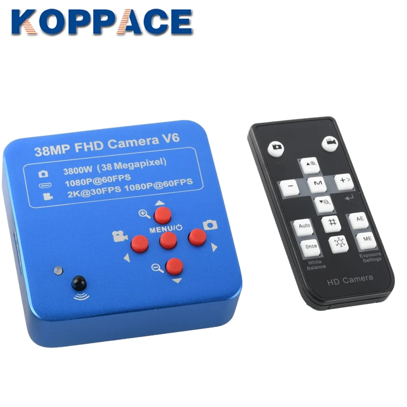 KOPPACE 38MP Microscope Industrial Camera1080PHDMI/USB Industrial Microscope Digital CameraMobile p