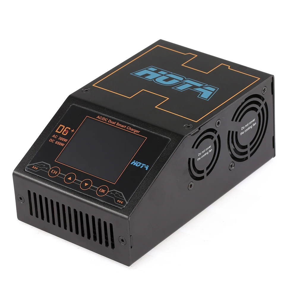 

D6+ AC/DC Dual Smart Charger Battery Balance Charger APP Control for 1~6S LiHv/LiPo/LiFe/Lilon/Lixx 1~16S NiZn/Nicd/NiMH Battery