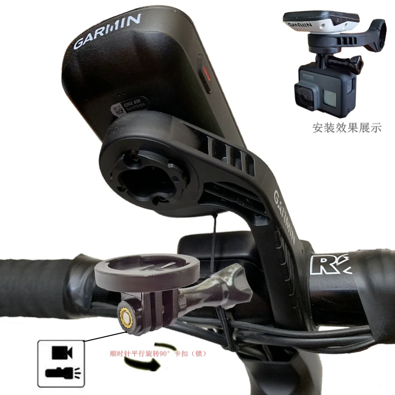 Per Garmin Wahoo Mount Per Computer Da Bicicletta Edge 130 200 500 800 510 810 Road Mtb Bike Holder Manubrio Bryton Rider 310/330/530