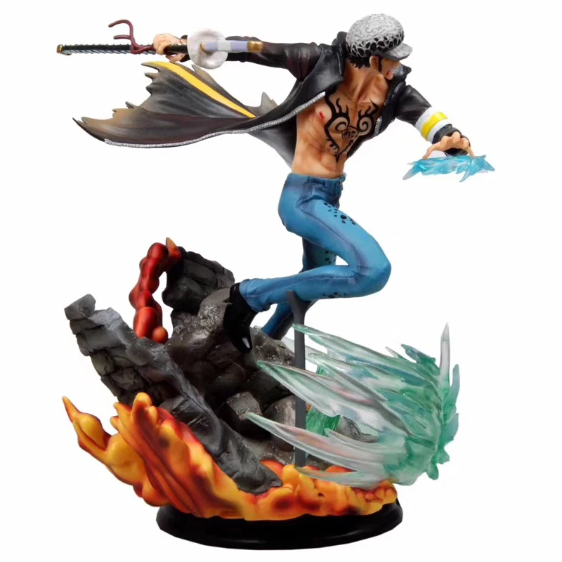 Одна деталь GK Trafalgar Law Combat Ver Seven Warlords Of The Sea ПВХ фигурка Коллекция Модель игрушки X3680