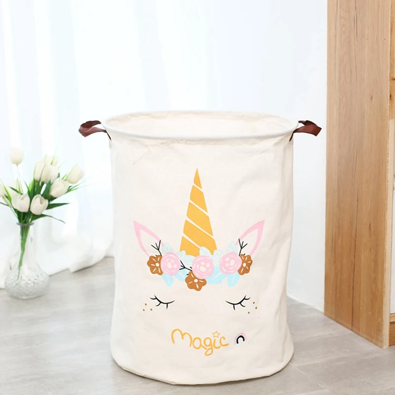 Unicorn Folding Bin/ Laundry Basket
